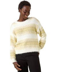 Roman - Contrast Shaded Stripe Jumper - Lyst