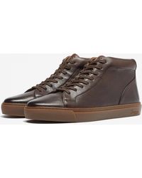 Oliver Sweeney - Milled Leather Hi-Top Sneakers - Lyst