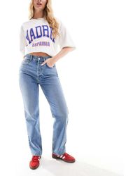 Topshop Hourglass - Ember Low Rise Straight Leg Jean - Lyst