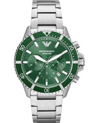 Emporio Armani - Diver Watch Ar11500 Stainless Steel (Archived) - Lyst