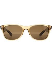 Ray-Ban - Rectangle Honey Crystal Polarized Sunglasses New Wayfarer Rb2132 - Lyst