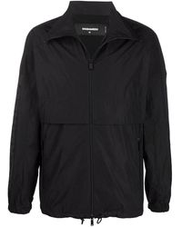 DSquared² - High Neck Zipped Lightweight Jacket - Lyst