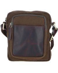 Fenland Sheepskin - Real Leather X Canvas Flight Bag - Lyst