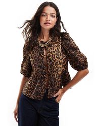 Noisy May - Tie Front Top - Lyst