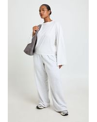 Boohoo - Plus Wide Sleeve Boxy T-Shirt - Lyst