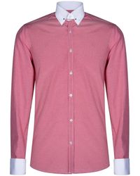 TruClothing - Club Collar Shirt 1920S Peaky Blinders With Bar Poplin Pin Smart Casual Cotton - Lyst