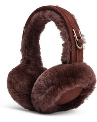 Infinity Leather - Winter Superzachte Fluffy Bruine Oorwarmers Warme En Gezellige Oorwarmers - Lyst