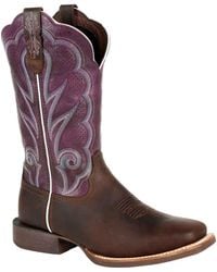 Durango - Lady Rebel Pro Leather Oilded/Plum Boots - Lyst