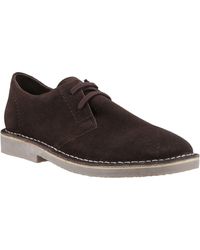 Hush Puppies - Scout Suède Schoenen Chocolade Veterschoenen - Lyst