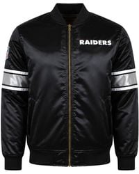 Mitchell & Ness - Nfl Oakland Raiders Heavyweight Satin Jacket - Lyst
