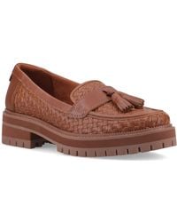 TOMS - Cara Geweven Amber Bruine Instappers - Lyst