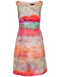 Conquista - Print Empire Line Dress - Lyst