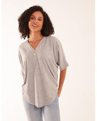 Blue Vanilla - Zip Front Top - Lyst