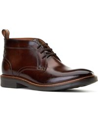 Base London - Lincoln Leather Burnt Ankle Boots - Lyst