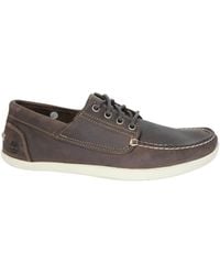 Timberland - 4-Eye Odelay Boat Shoes Lace Up Leather A14Sa B36D Leather (Archived) - Lyst