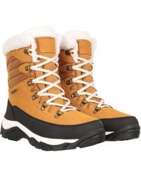 Mountain Warehouse - 'Innsbruck' Snow Boots Fleece Lined Waterproof Winter Shoes Leather - Lyst