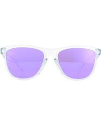 Oakley - Square Polished Clear Prizm Sunglasses - Lyst