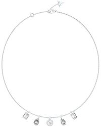 Guess - Ubn05238Rh Ladies 4G Light Necklace - Lyst