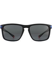 Polaroid - Rectangle Matte Polarized Sunglasses - Lyst