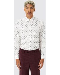 Twisted Tailor - Tang Slim Fit Cotton Shirt Tt X Am - Lyst