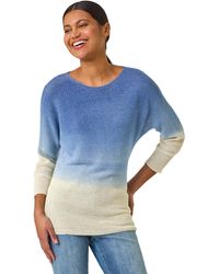 Roman - Ombre Shimmer Knit Jumper - Lyst