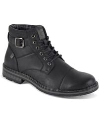 Deakins - Leather Lace-Up Boots - Lyst