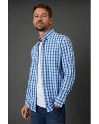 MAINE - Check Long Sleeve Shirt Cotton - Lyst