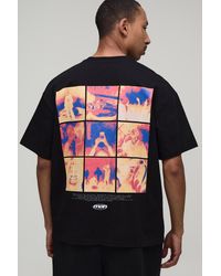 BoohooMAN - Afterlight Tile Printed Short Sleeve T-Shirt - Lyst