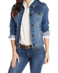 Enzo - Ladies Stretch Denim Jackets - Lyst