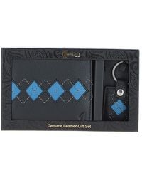 Gabicci - '305' Real Leather Wallet & Key Ring Gift Set - Lyst
