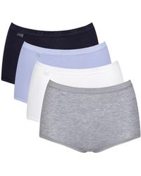 Sloggi - Basic+ Maxi Briefs 4 Pack - Lyst