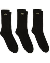 Lacoste - 3 Pack Sport High-Cut Socks - Lyst