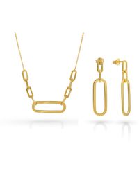 Orphelia - 'Essence' 925 Sterling Set: Necklace + Earrings - Lyst