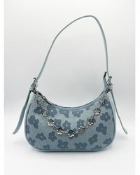 SVNX - Floral Print Miniture Shoulder Bag With Chain - Lyst