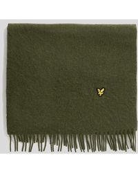 Lyle & Scott - Lamswol Blend Sjaal - Lyst