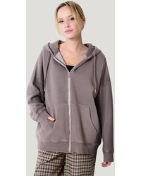 Secret Label - Zip Front Hoodie - Lyst