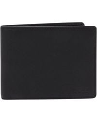 BOSS - Wallet Arezzo Genuine Leather Credit Card Holder - Lyst