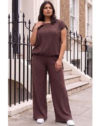 Roman - Curve Jacquard Trouser - Lyst