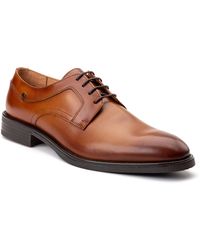 Base London - Sleeve Leather Lace-Up Shoes - Lyst