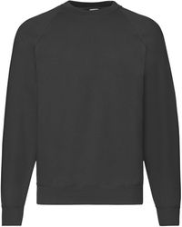 Fruit Of The Loom - Raglan Sleeve Belcoro Sweatshirt Cotton - Lyst