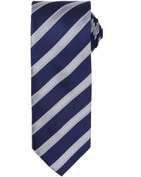 PREMIER - Waffle Stripe Formal Business Tie - Lyst