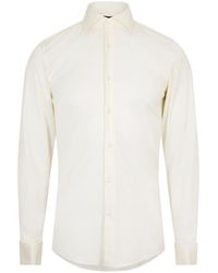 BOSS - Spread Collar Long Sleeve Slim Fit Oxford Shirt - Lyst