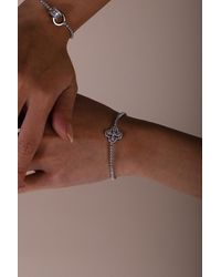 SVNX - Clover Diamante Bracelet - Lyst