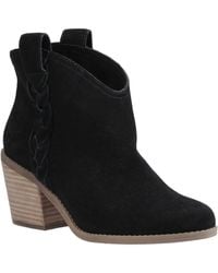TOMS - Constance Leather Boots - Lyst
