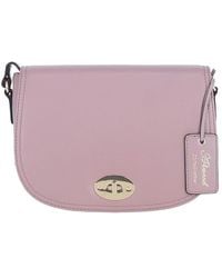 Ashwood Leather - 'Stellia' Real Crossbody Bag With Twist Lock - Lyst