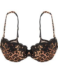 Agent Provocateur - C/O Leopard Print Molly Bra W Lace Trim - Lyst