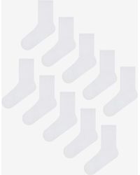 Penti - 10-Pack Ribbed Crew Socks - Lyst
