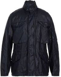 C.P. Company - Lino Wax Jacket Linen Polyurethane Resin - Lyst