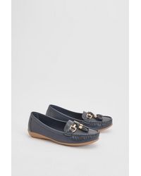 Good for the Sole - Betty Faux Leather Snaffle Detail Tassel Comfort Loafers - Lyst