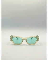 SVNX - Angular Framed Sunglasses - Lyst